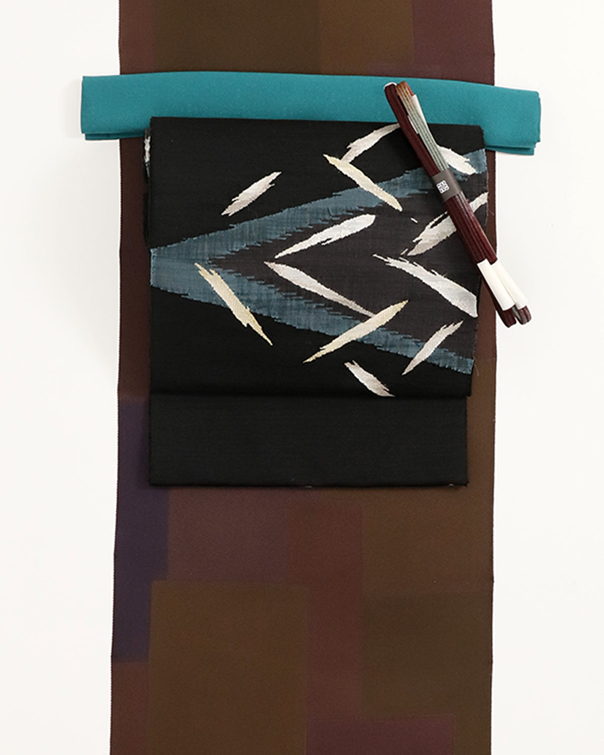 初市】手織り櫛織八寸名古屋帯 – EMON