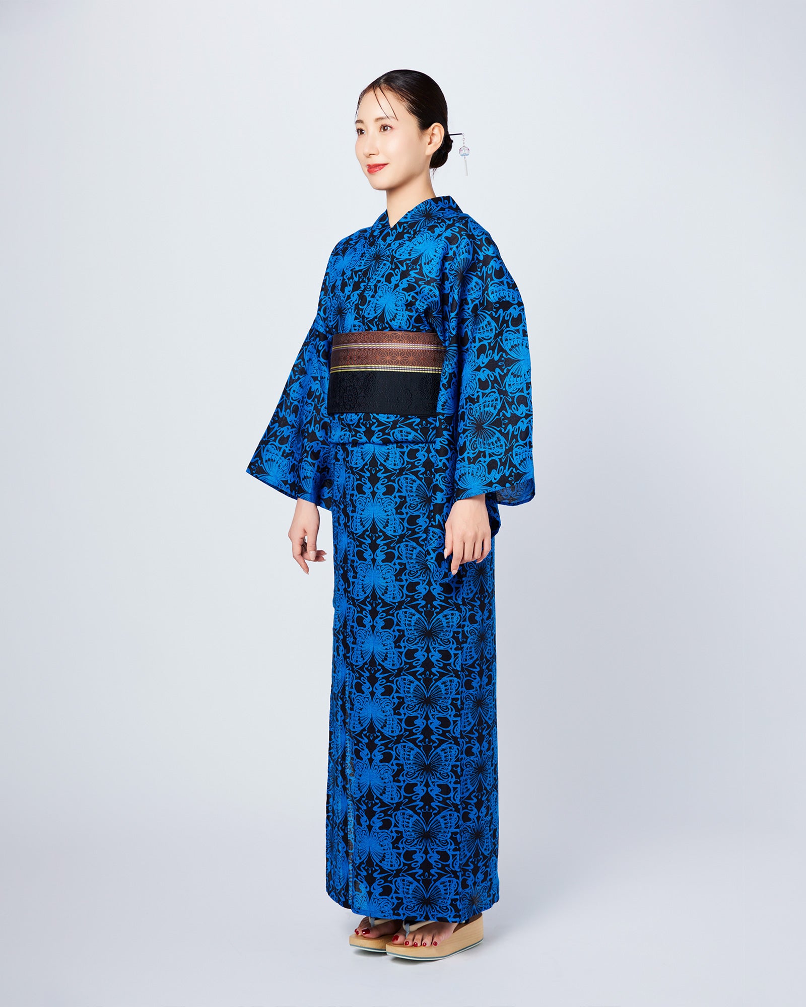 ♦新品未使用　浴衣のみ　大人浴衣　KAGUWA 　蝶 楽天市場】蝶（浴衣セット｜和服）：レディースファッションの通販
