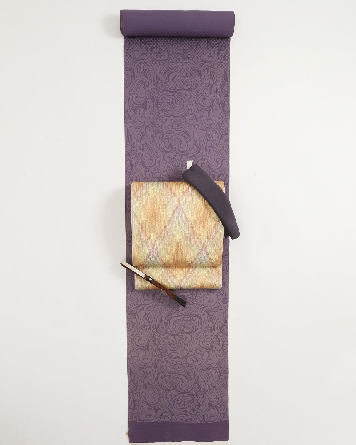 EMON MONTHLY】型染め小紋＋組帯コーディネートセット