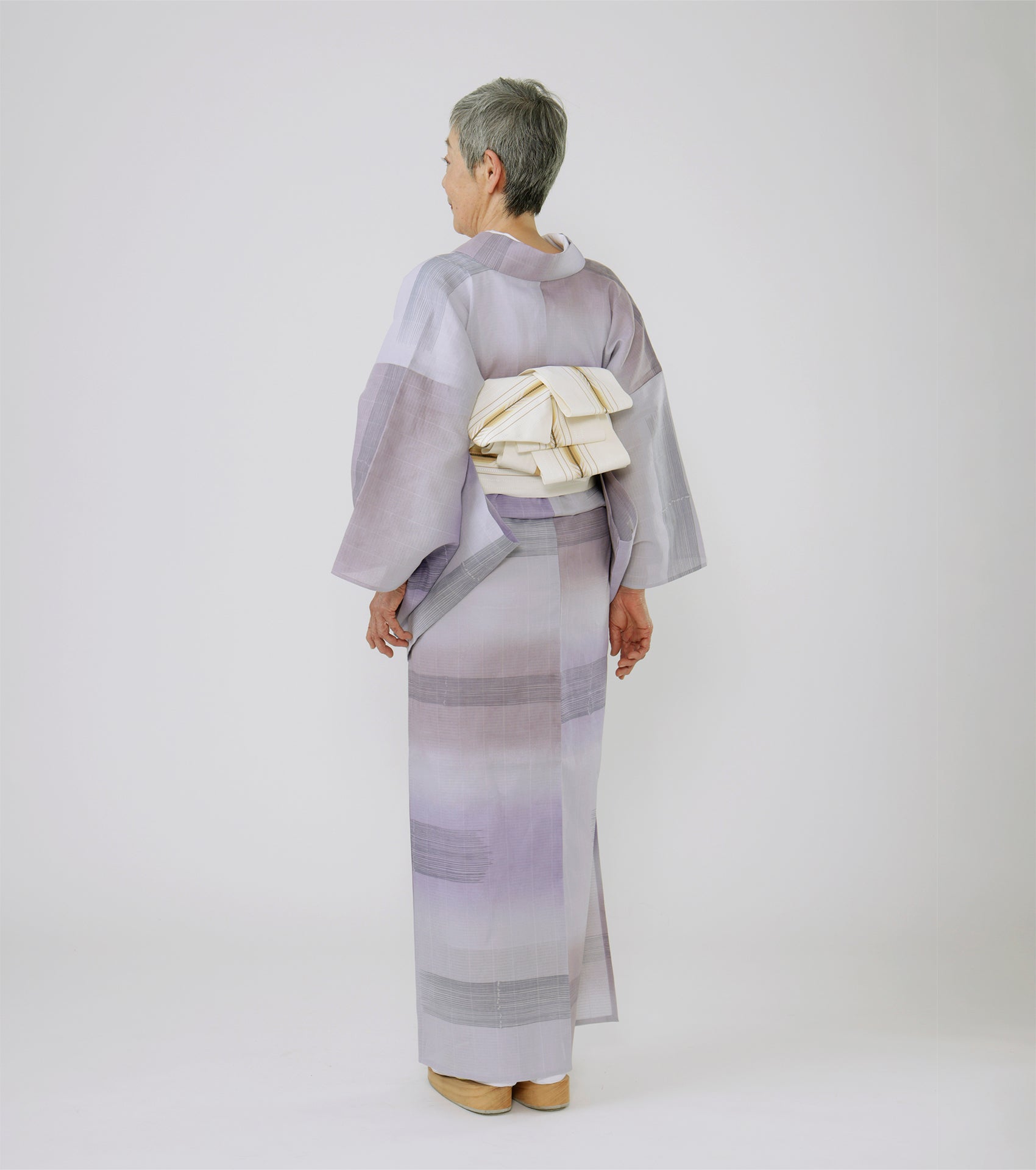 浴衣「古典回帰」竹 藤紫 – EMON