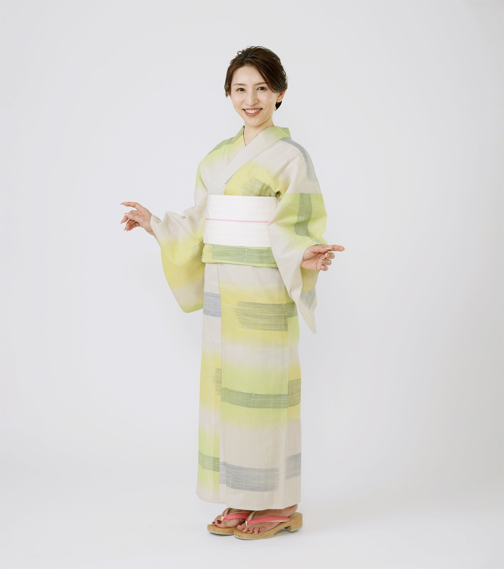 浴衣「古典回帰」竹 若草 – EMON