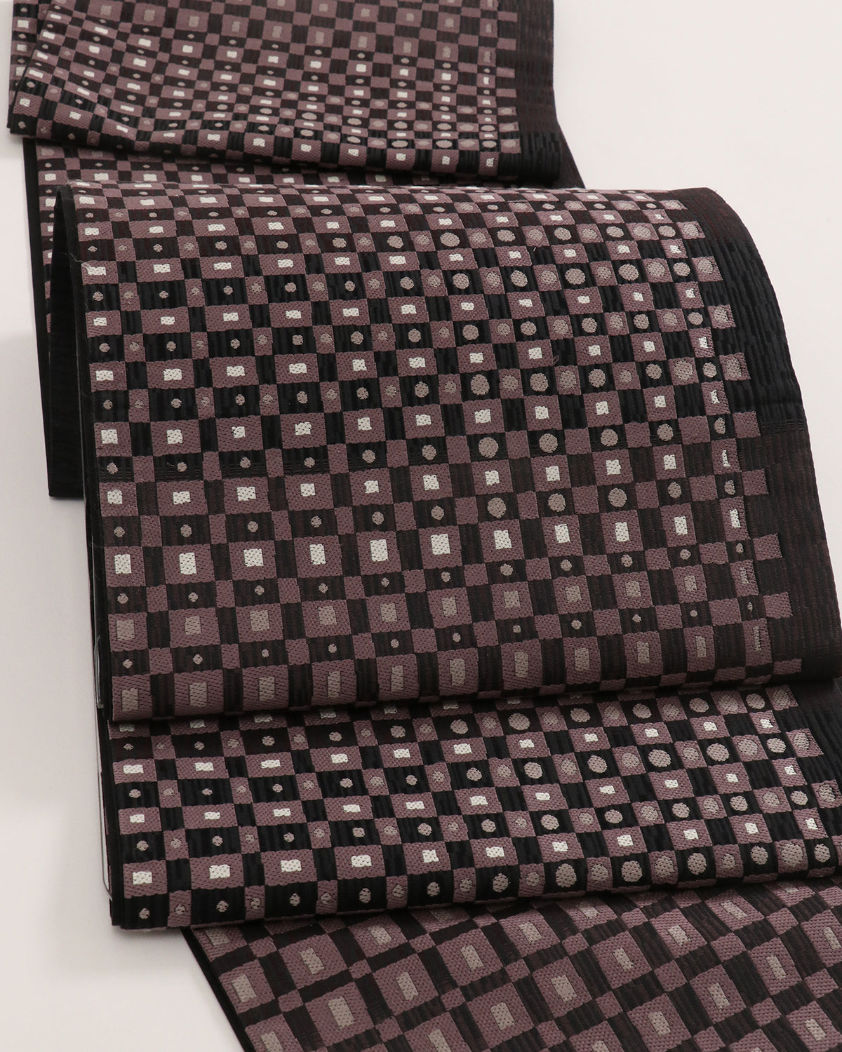 野蚕糸 野蚕糸セットまとめて ムガシルク 袋帯 全通柄 横段 未使用