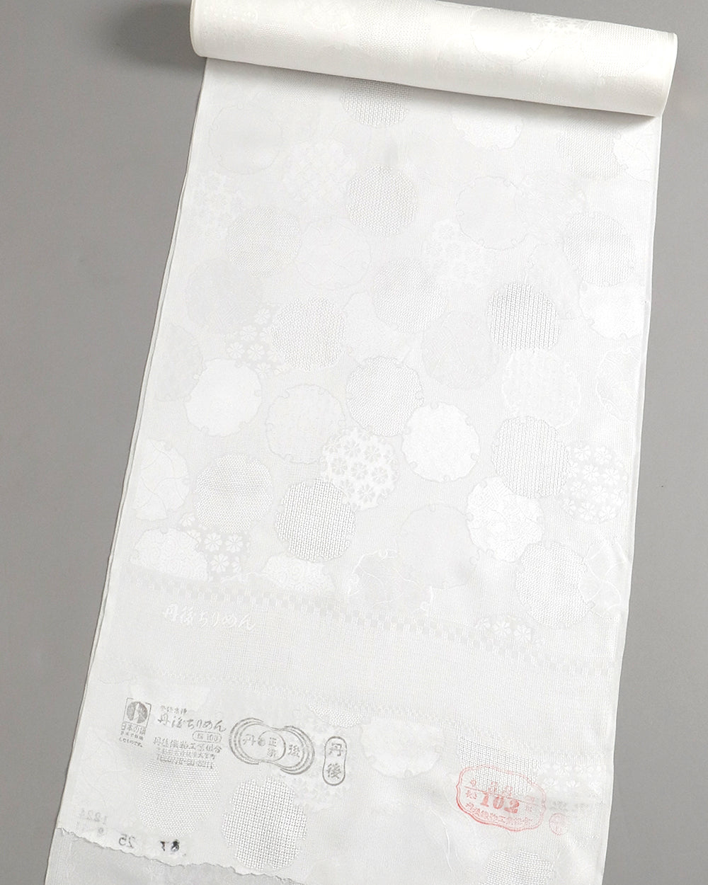 丹後紋紗 長襦袢雪輪文 – EMON