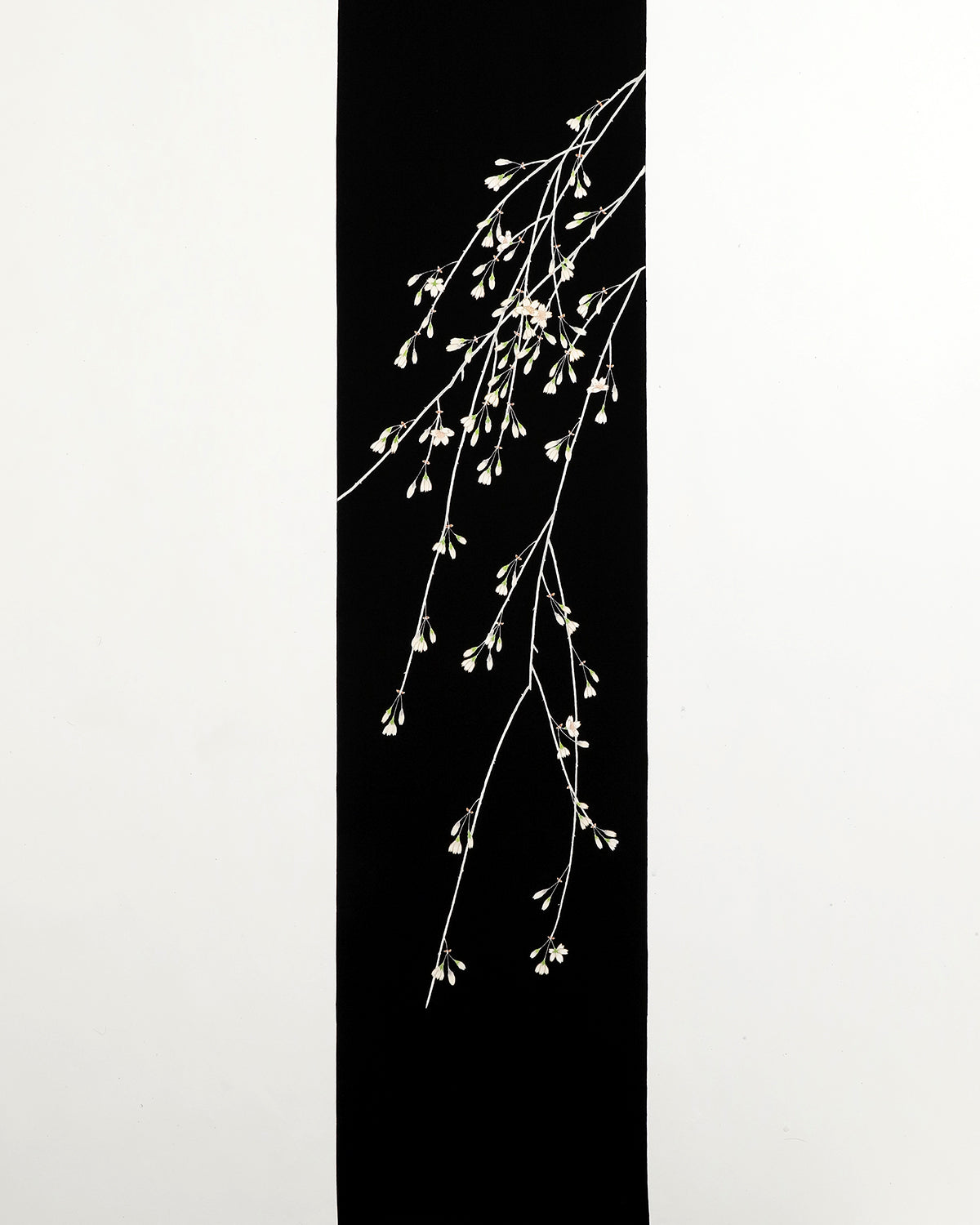 工芸染匠成謙塩瀬本友禅染名古屋帯枝垂れ桜 – EMON