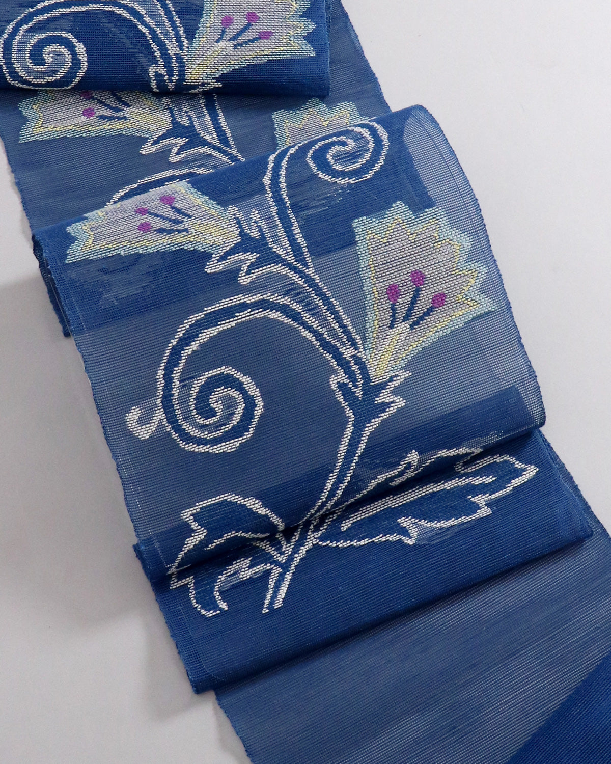 MONTHLY PICK】帯屋捨松夏八寸名古屋帯フレンチつる花文お仕立て代込み