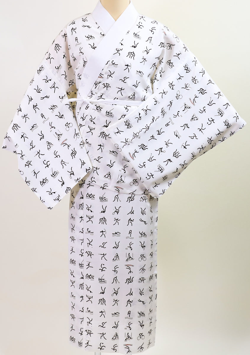 安心売買【専用】KM54 正絹二部式長襦袢　引き衿セットMサイズ　定価21000円 着物・浴衣