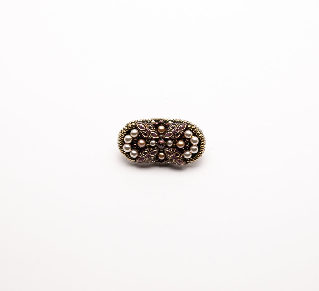 ビーズ刺繍 帯留め – EMON