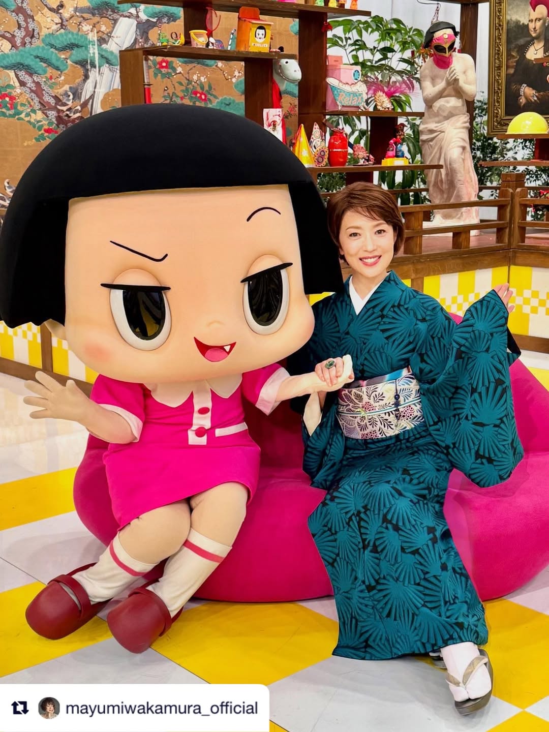 若村麻由美さんのスタイリング提供をさせていただきました。