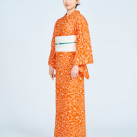伊勢型写し浴衣「さくら重ね」紅緋色 – EMON