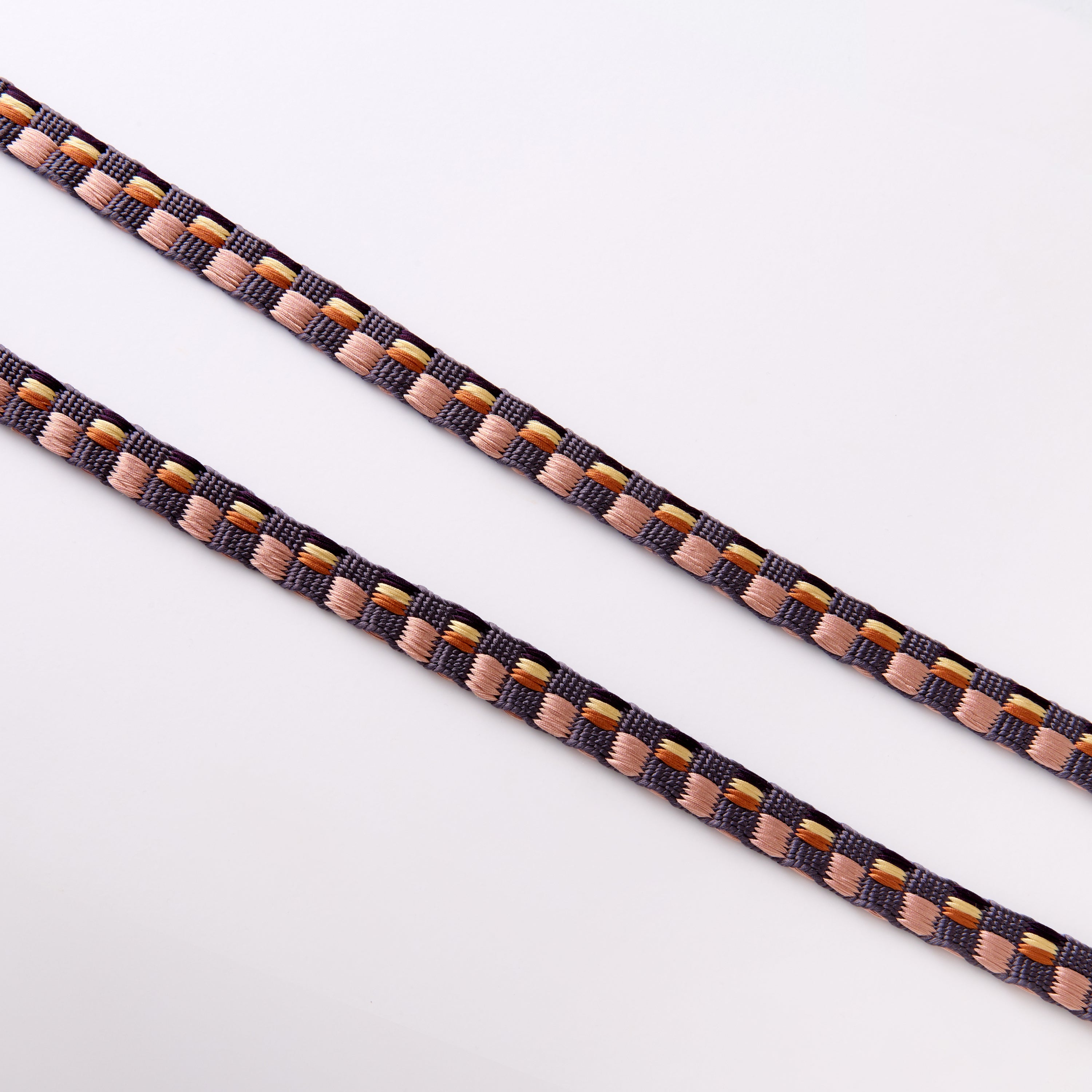 平田組紐 帯締め 綾竹鎧三色（濃） 虹色 – EMON