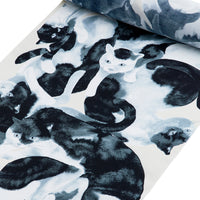 浴衣「猫図 Cat Cat Cat」 – EMON