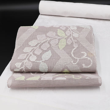 帯屋捨松<br>夏八寸名古屋帯<br>藤つなぎ文