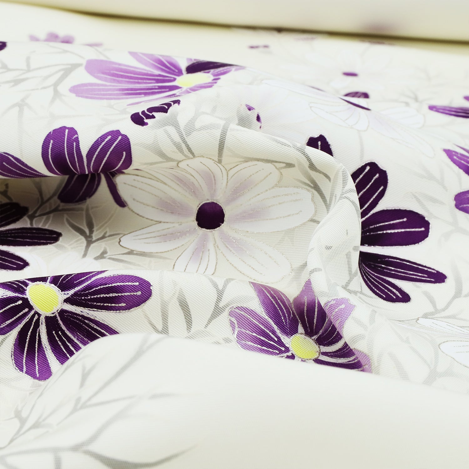 508mn62▲抽象柄 幾何学 紫系 開き名古屋帯▲美品 soubien_nag1040ok-3261