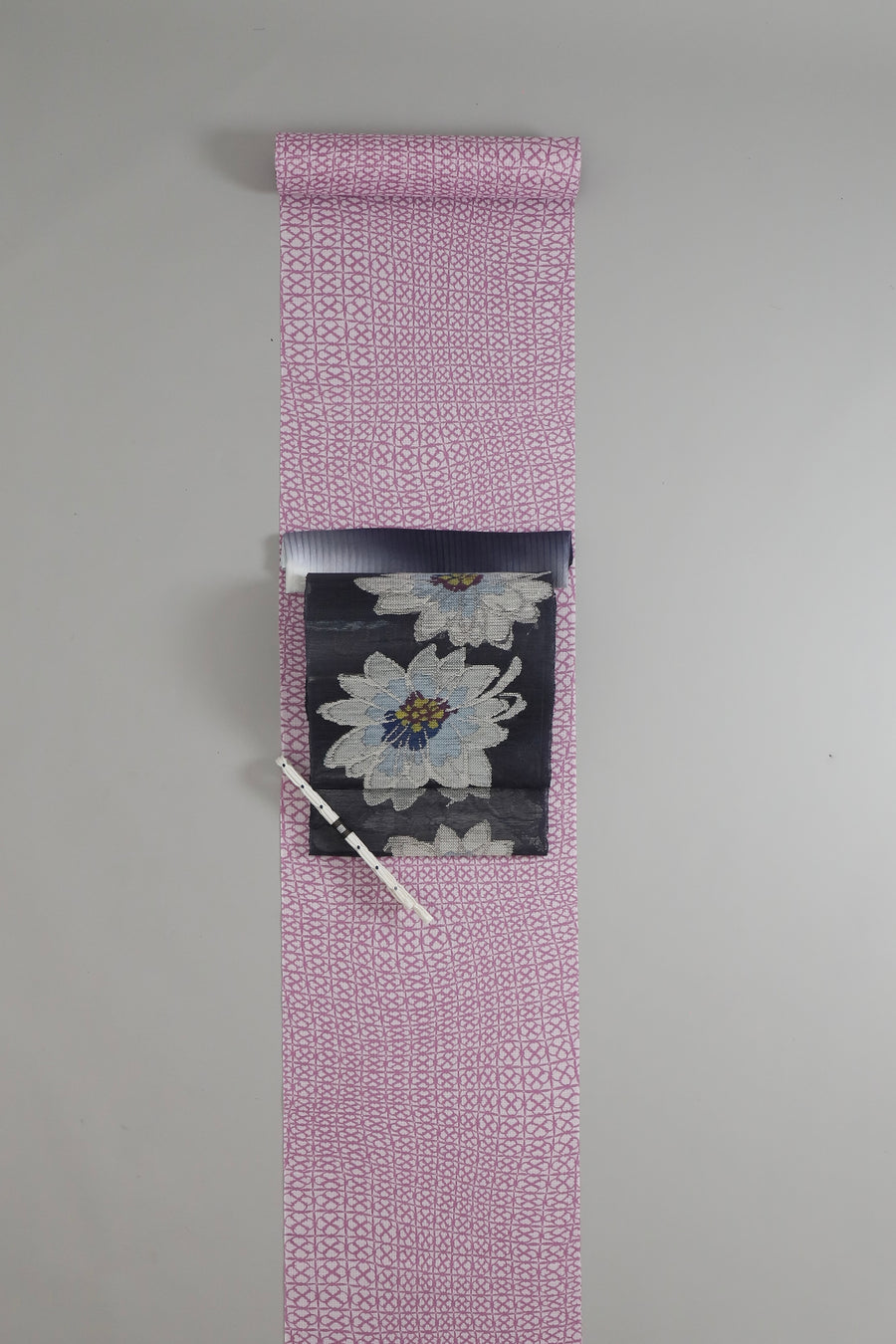 帯屋捨松 夏八寸名古屋帯 涼花文 – EMON