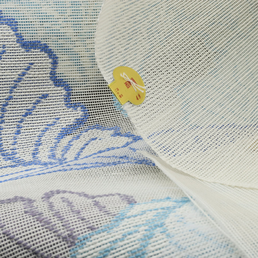 帯屋捨松<br>夏八寸名古屋帯<br>芭蕉蒔絵文