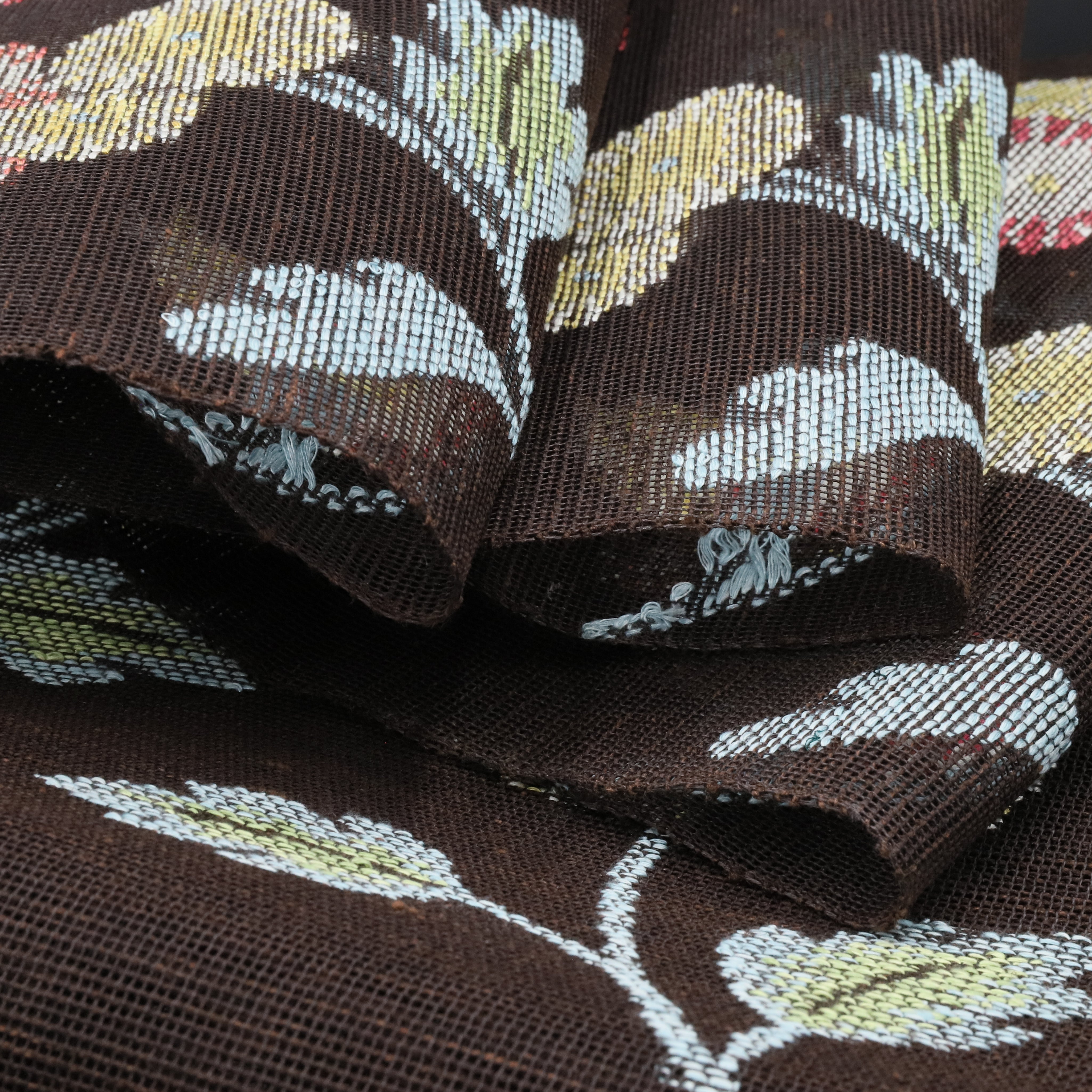 帯屋捨松 夏八寸名古屋帯 斑鳩小菊文 – EMON