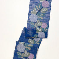 帯屋捨松 夏八寸名古屋帯 紫陽花文 – EMON