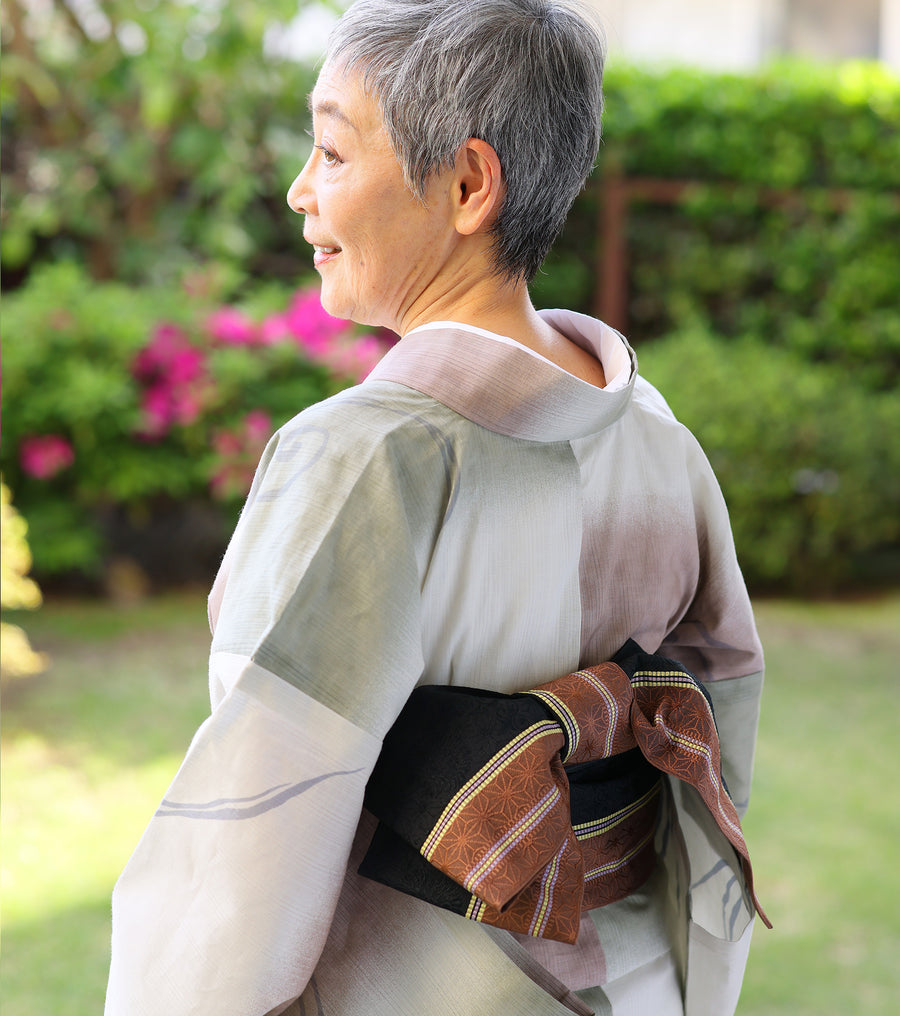 浴衣「古典回帰」水 利休