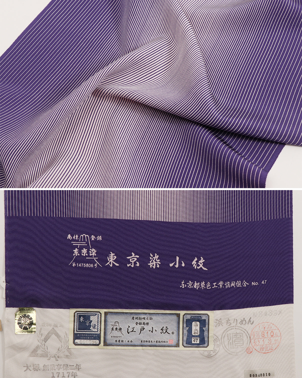 chira2459様　美品　正絹袷　中條康隆　創作江戸小紋単品 chira2459様 美品 正絹袷 中條康隆 創作江戸小紋単品 中條 康隆 - 墨田