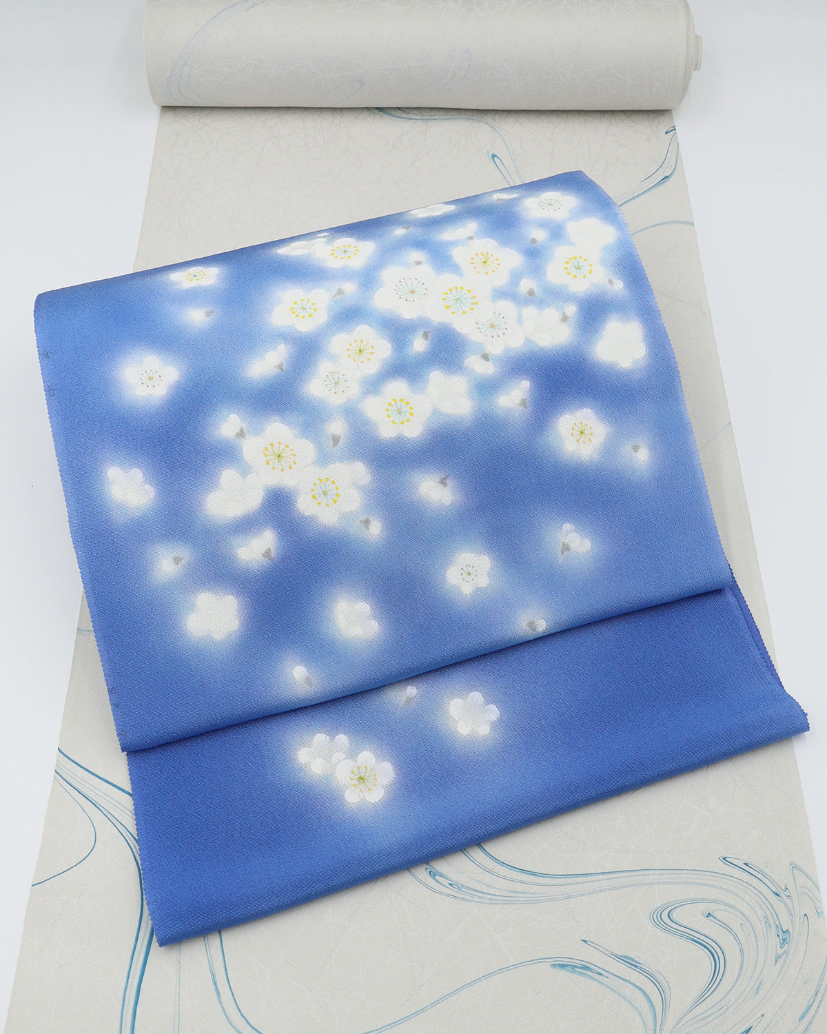 に志山染匠九寸名古屋帯梅花散らし文様 – EMON
