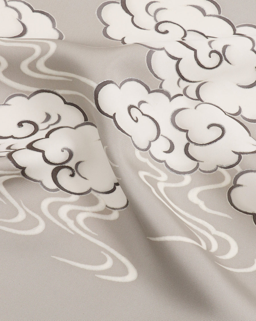工芸染匠成謙塩瀬本友禅染名古屋帯瑞雲 – EMON