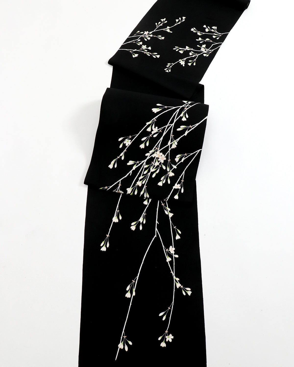 工芸染匠成謙塩瀬本友禅染名古屋帯枝垂れ桜 – EMON