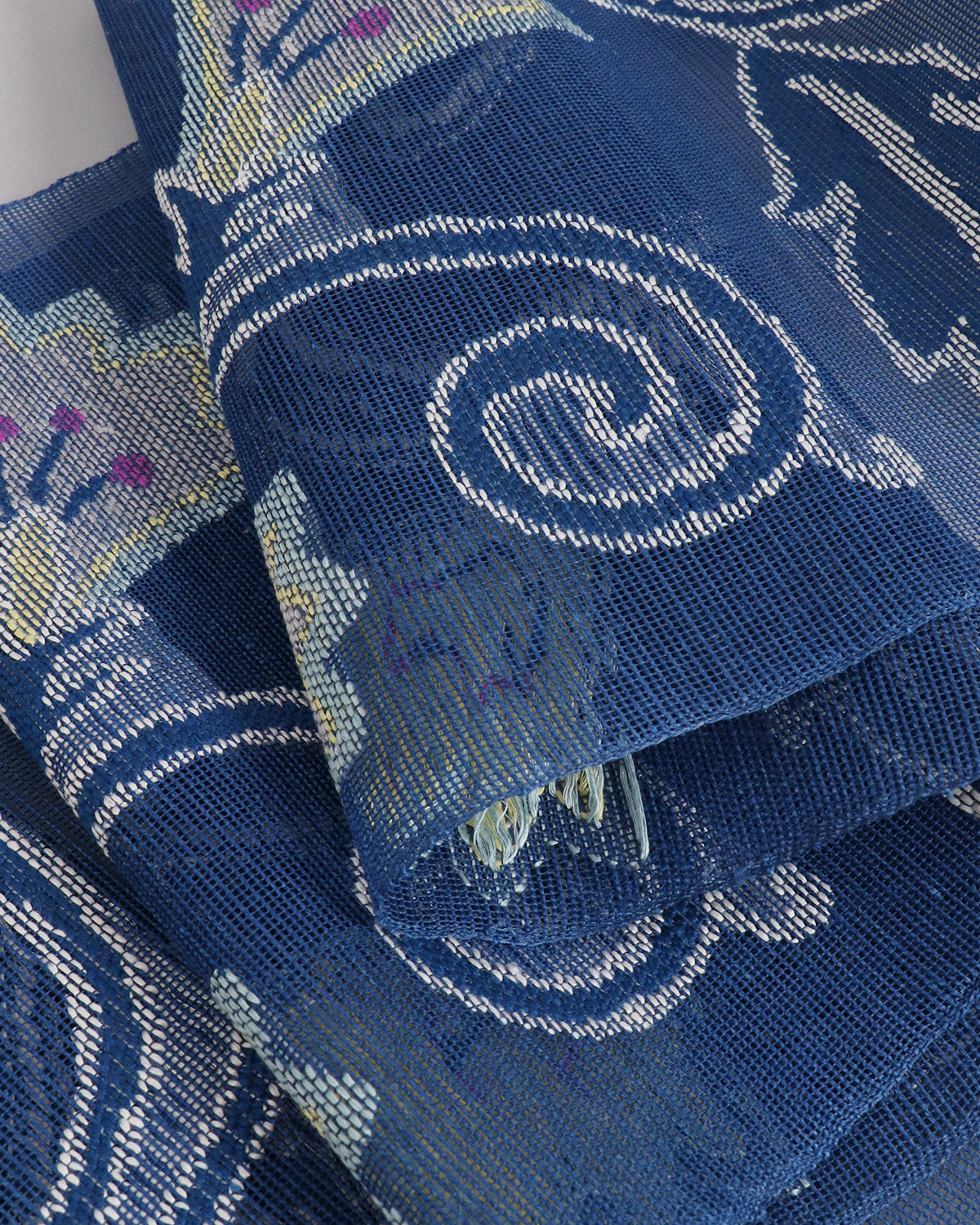 帯屋捨松夏八寸名古屋帯フレンチつる花文 – EMON