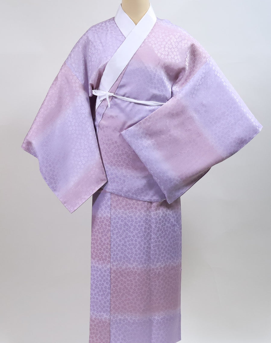 着物 長襦袢 紫 - 着物・浴衣