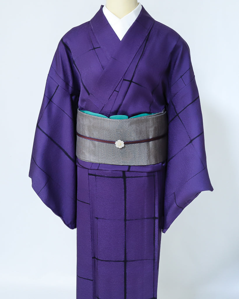 OBIHANA®　カジュアル　(大島紬)　前巾16cm (4寸2分)