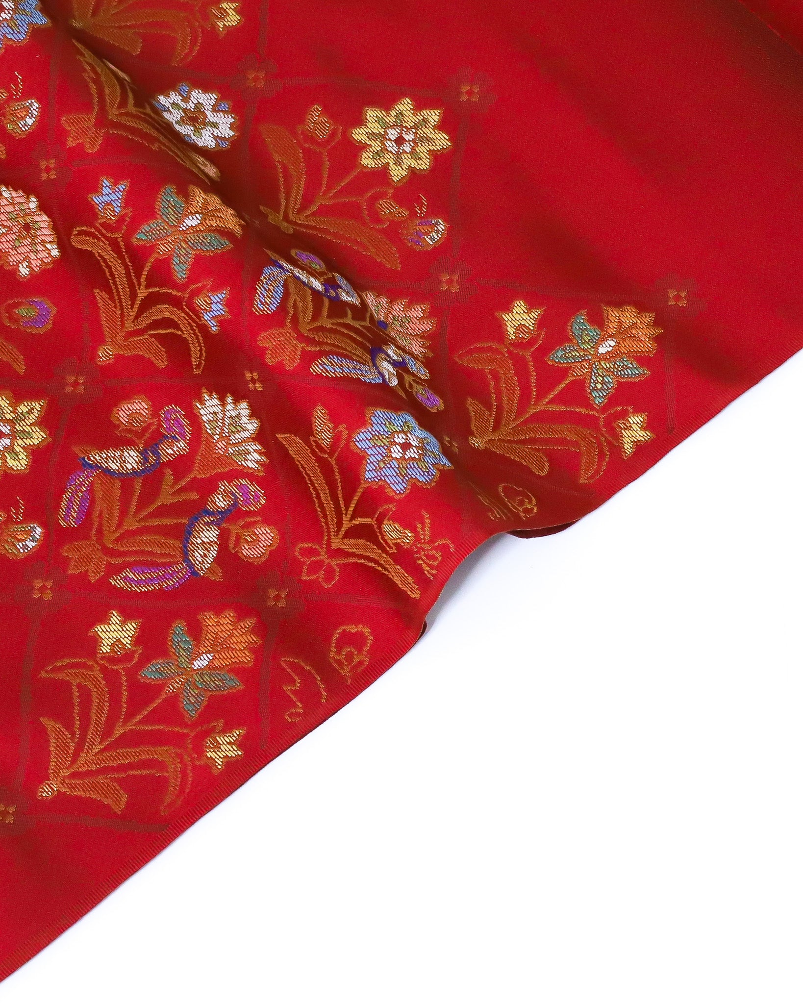 帯屋捨松 ペルシャ草花鳥文 九寸名古屋帯 – EMON 帯屋捨松 ペルシャ草花鳥文 九寸名古屋帯 – EMON