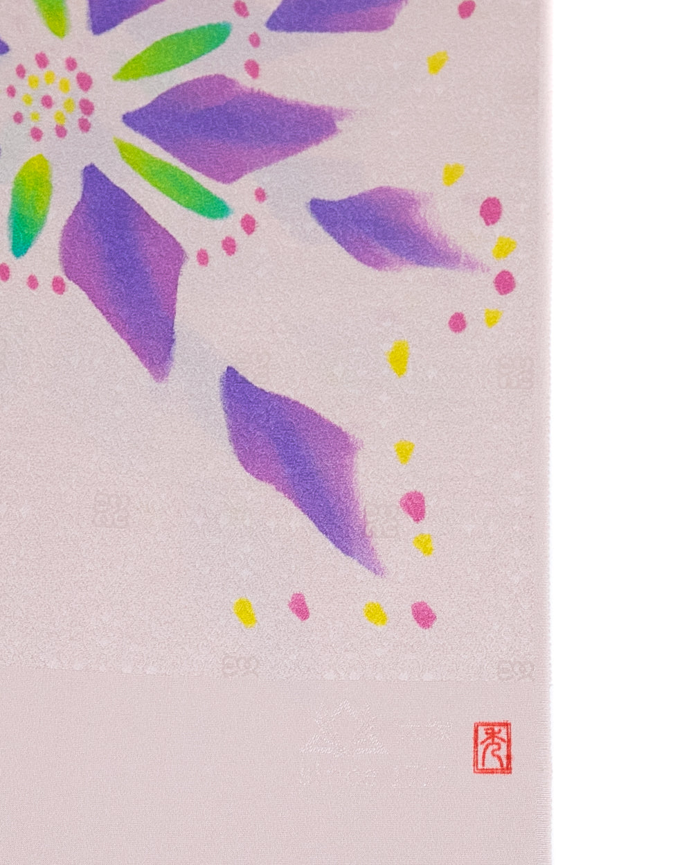 【菱＊華】帯揚げ（洗える正絹帯揚げ）