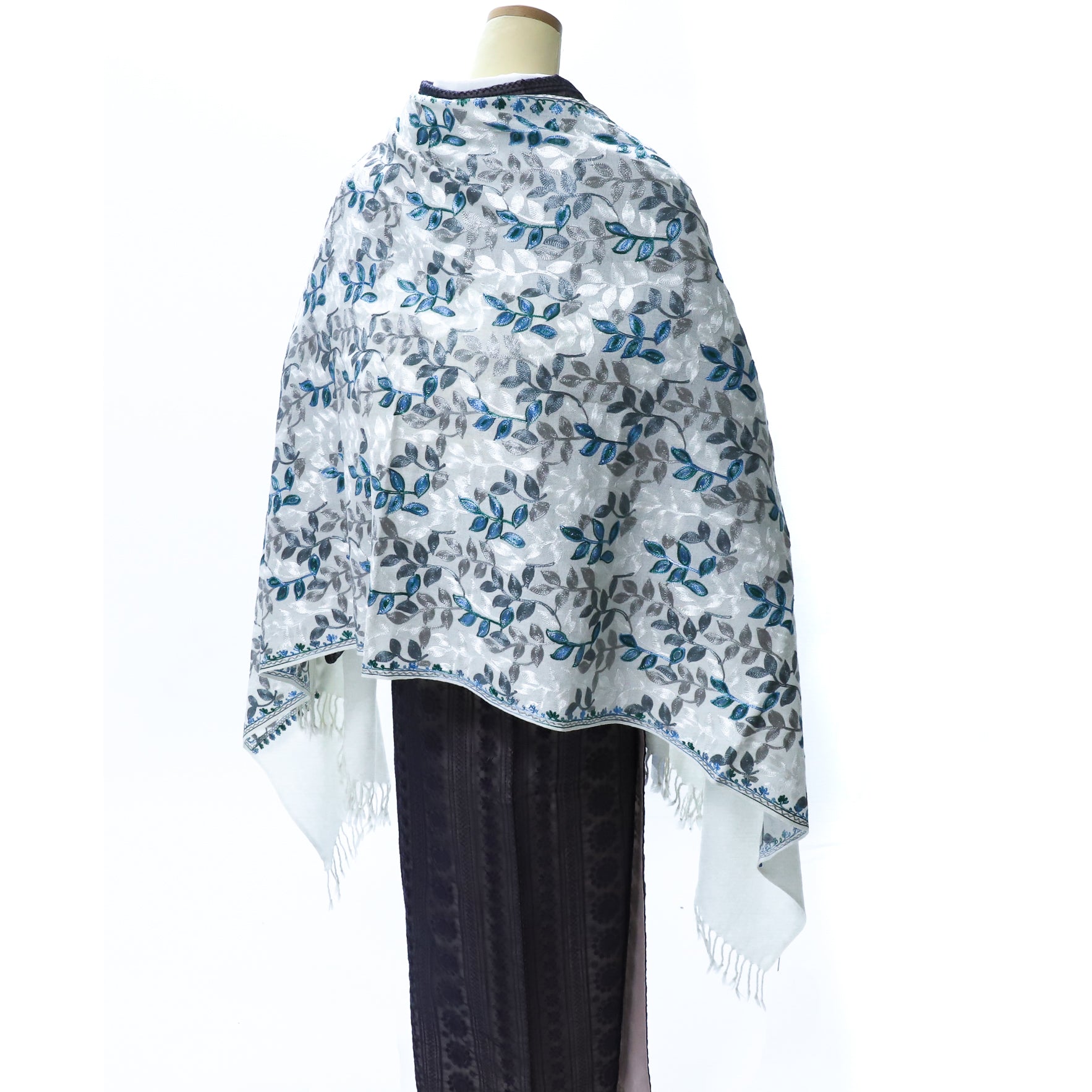 KASHMIR カシミール刺繍ストール 約70×200cm カシミール刺繍ストール #1 | 呉服・寝具 内山商店