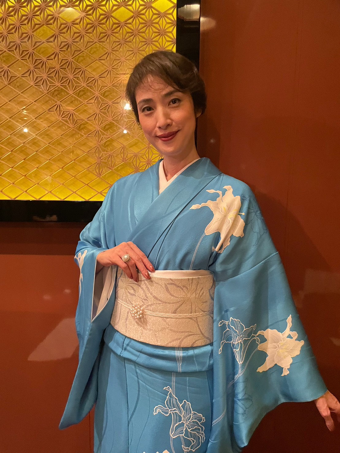 衣装提供　天海祐希さまドラマ着用　訪問着コーディネート